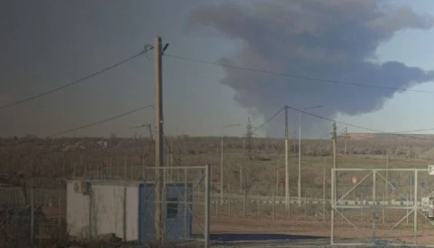 Наслідки атаки безпілотників на Новошахтинський НПЗ у Ростовській області