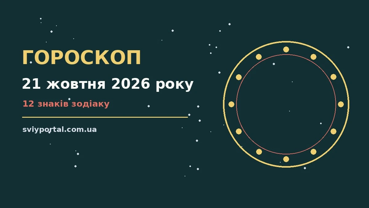 Зірки на вечірньому небі, гороскоп на 21 жовтня 2026 року